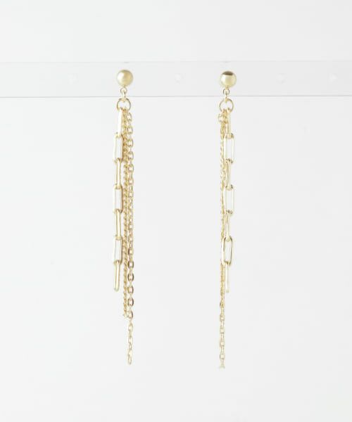 セール】 フリンジチェーンピアス （ピアス・イヤリング