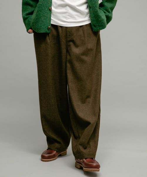 ＊＊Sonny Label / サニーレーベル その他パンツ | ウール混バルーンパンツ（ブラウン）