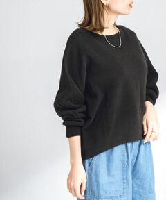 『UR TECH』起毛カットドルマンプルオーバー