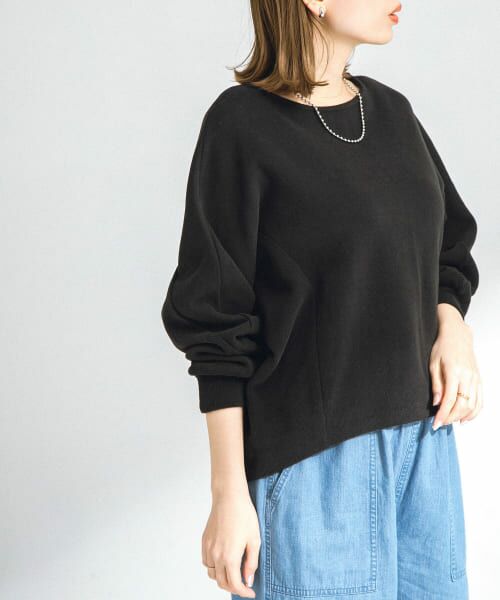 セール】 『UR TECH』起毛カットドルマンプルオーバー （Tシャツ