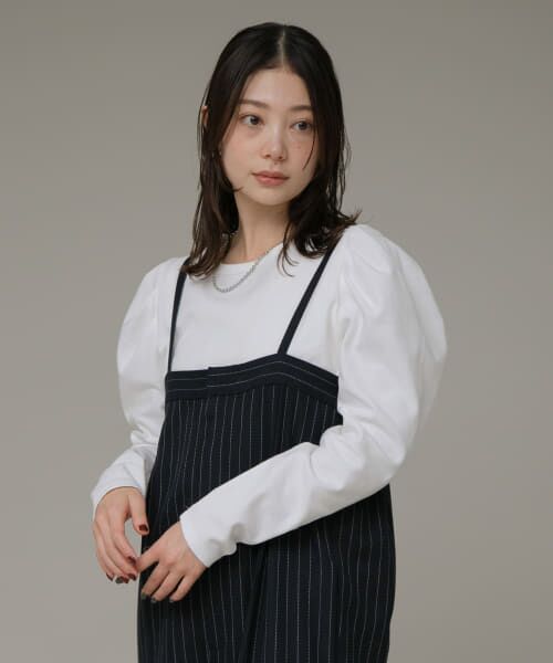 未使用ビアズリーサロペット BEARDSLEY（ビアズリー）の「サイドボタンサロペット