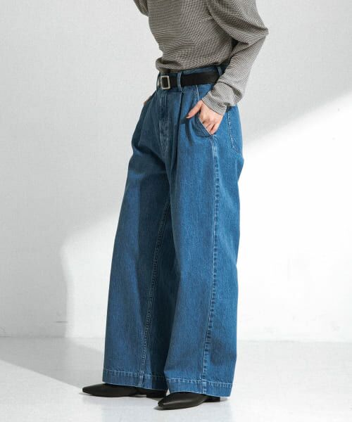 新品ライトオンスドロストワイドデニム34 アーバンリサーチサニーレーベル URBAN RESEARCH Sonny Label ジーンズ デニム デニムパンツ 「34