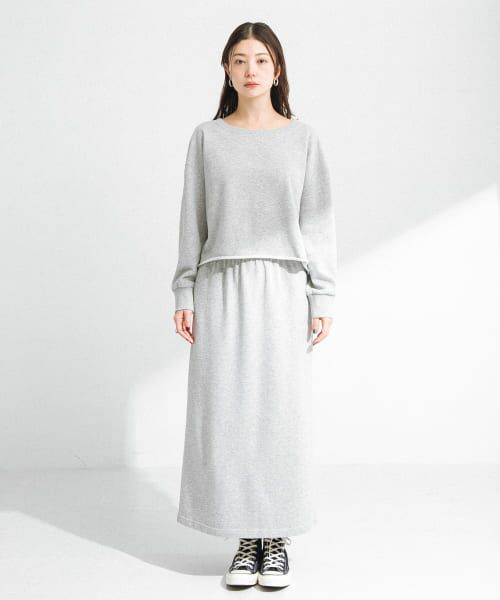 セール】 『WEB/一部店舗限定』ラメ裏毛スウェット&スカート