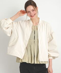 『UR TECH』ボリュームスリーブブルゾン