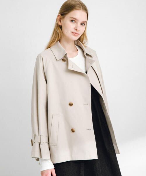【新品】サニーレーベル 撥水ショートトレンチコート 36 Sonny Label｜撥水ショートトレンチコート | Rakuten Fashion