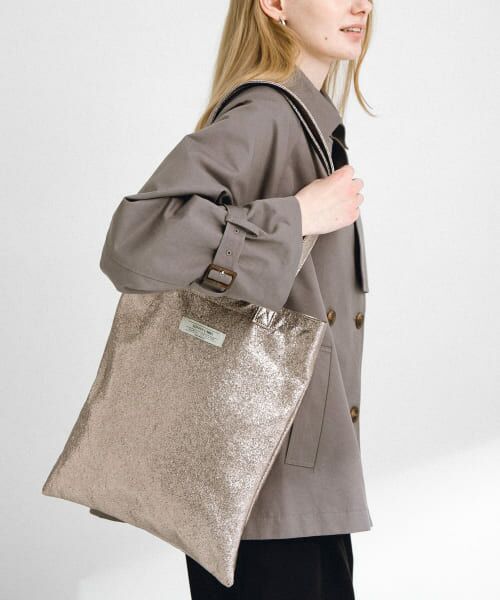 ＊＊Sonny Label / サニーレーベル トートバッグ | メタリックトートバッグ（メタルベージュ）