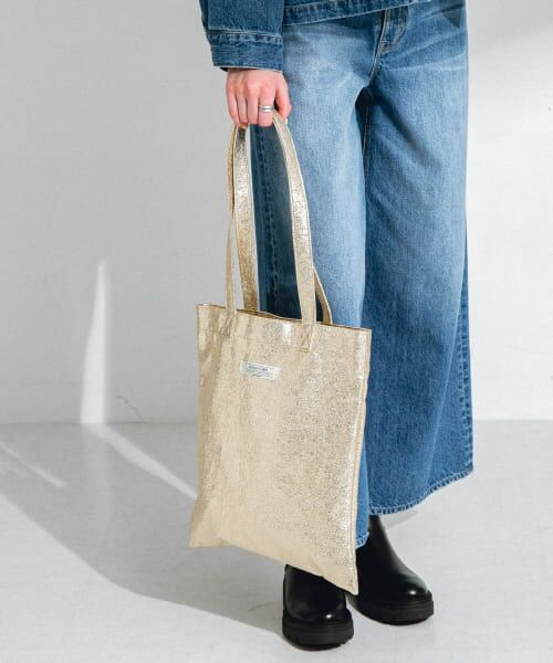 ＊＊Sonny Label / サニーレーベル トートバッグ | メタリックトートバッグ（ゴールド）