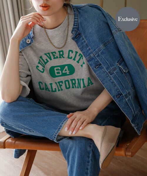 セール】 『別注』Champion×Sonny Label ロゴスウェットTシャツ