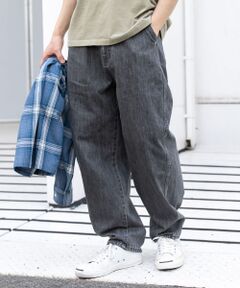 デニムバレルパンツ