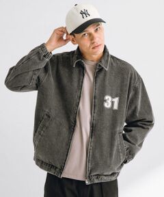 ナンバリング刺繍デニムジャケット