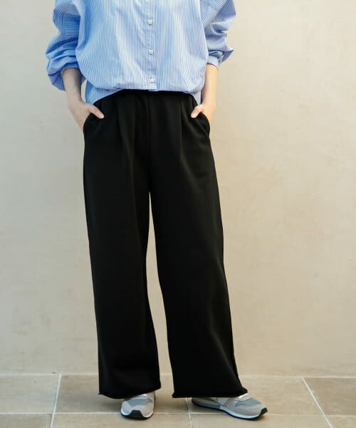 ＊＊Sonny Label / サニーレーベル その他パンツ | 『WEB限定』スウェットワイドパンツ（ブラック）