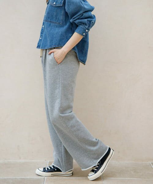 ＊＊Sonny Label / サニーレーベル その他パンツ | 『WEB限定』スウェットワイドパンツ（グレー）