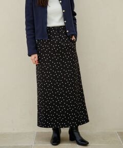 ドットアソートストレートスカート