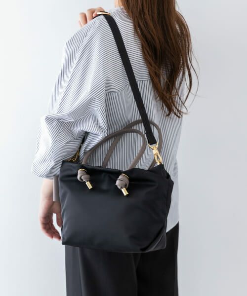 ＊＊Sonny Label / サニーレーベル ハンドバッグ | VIOLAd’ORO　BIANCA V-2174（blk×taupe）