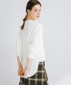 カットジョーゼットプルオーバー