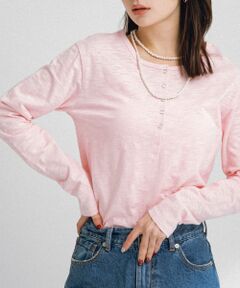 スラブヘンリーネックプルオーバー