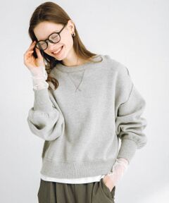 チュールスリーブレイヤードロングTシャツ