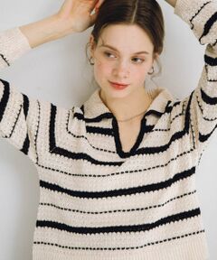 ブークレボーダーニットプルオーバー