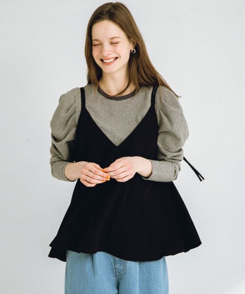 サッカーフレアキャミソール LAGUA GEM キャミソール HEM FLARE キャミトップス : ZOZOTOWN