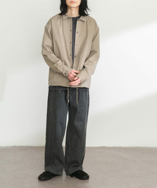 【a1735】Sonny Label 長袖 カーディガン L カーキ URBAN RESEARCH Sonny Label カーディガン ダブルフェイスバイ