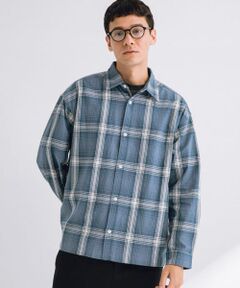 リラックスフィットチェックレギュラーシャツ