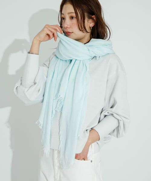＊＊Sonny Label / サニーレーベル マフラー・ショール・スヌード・ストール | イタリア製なめらかレーヨンストール（ミント）