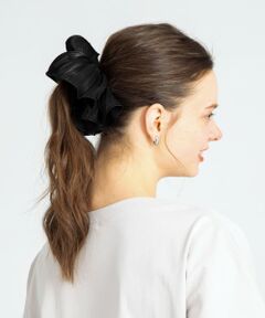 シャイニーサテンフレアシュシュ