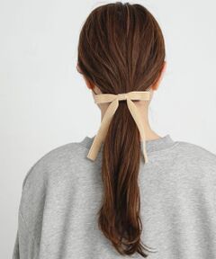 ベロアリボンヘアゴム