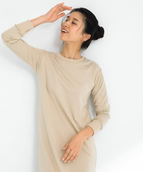 ＊＊Sonny Label / サニーレーベル ワンピース | SLAB　Sweat Comfort One-Piece（グレージュ）