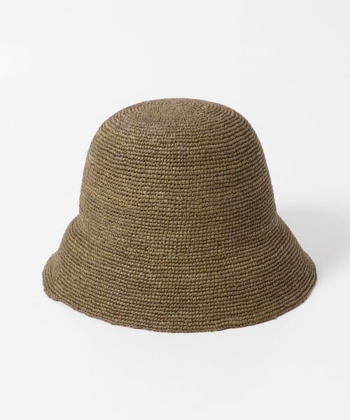 ＊＊Sonny Label / サニーレーベル ハット | CONTROL FREAK　ラフィアバケットハット（モカ）
