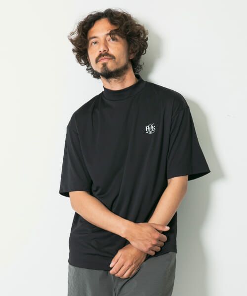 Naptime 24SS モックネックTシャツ ブラック 2024 SS COLLECTION - Naptime. | 西島隆弘プロデュースアパレル