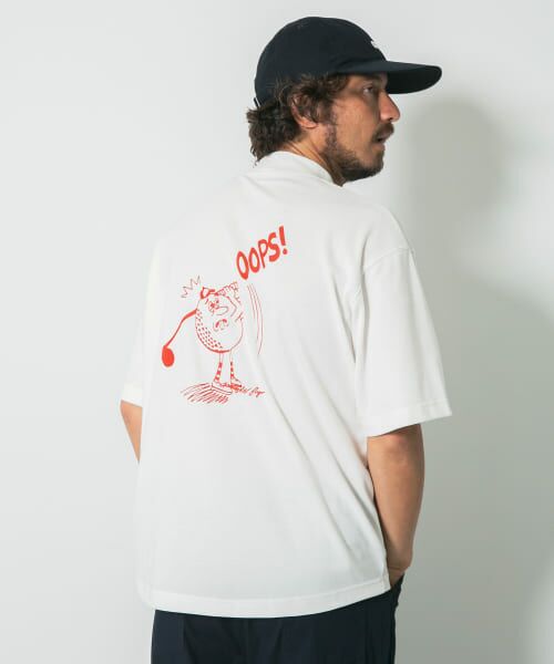 ＊＊Sonny Label / サニーレーベル Tシャツ | OOPS×RYUAMBE　モックネックTシャツ（WHITE）