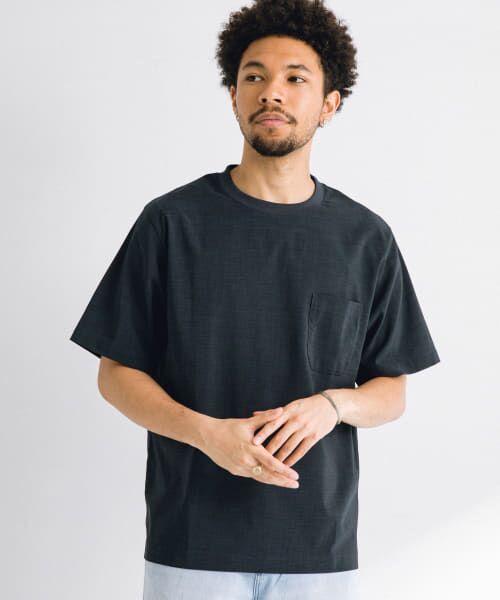 ＊＊Sonny Label / サニーレーベル Tシャツ | 『吸水速乾』クイックドライリネンタッチTシャツ（ネイビー）