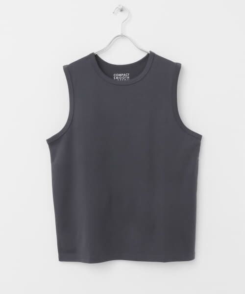 ＊＊Sonny Label / サニーレーベル タンクトップ | コットンレイヤードタンクトップ（チャコール）
