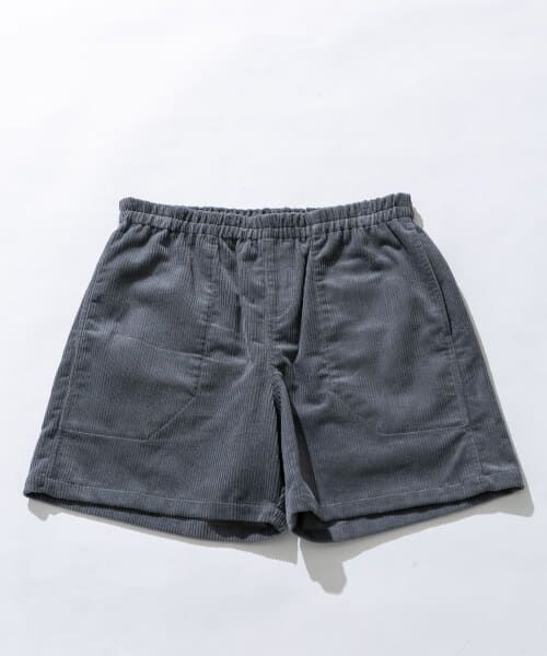 ＊＊Sonny Label / サニーレーベル ショート・ハーフ・半端丈パンツ | コーデュロイイージーバギーショートパンツ（グレー）