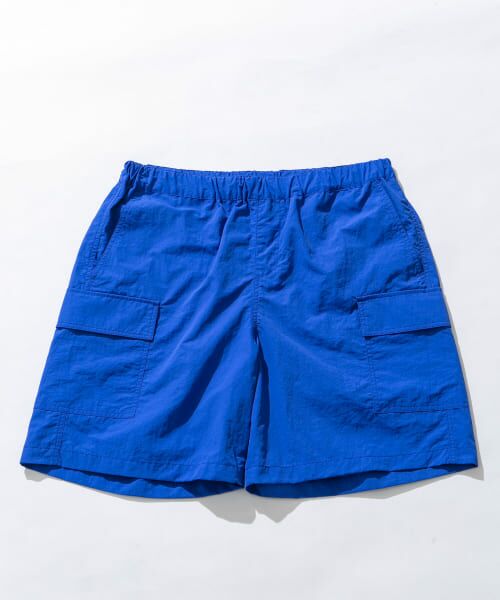 ＊＊Sonny Label / サニーレーベル ショート・ハーフ・半端丈パンツ | ナイロンカーゴショートパンツ（ブルー）