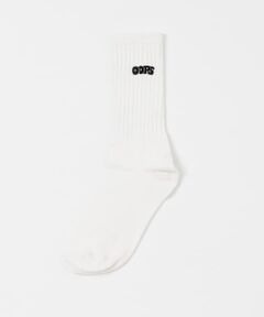 OOPS　ロゴ刺繍ソックス