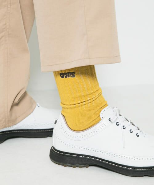 ＊＊Sonny Label / サニーレーベル ソックス | OOPS　ロゴ刺繍ソックス（MUSTARD）