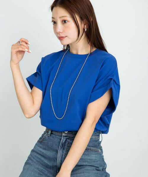 ＊＊Sonny Label / サニーレーベル Tシャツ | ダブルタックフレンチスリーブプルオーバー（ブルー）