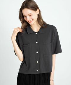 (接触冷感)クールミストニットシャツ