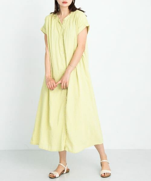 サニーレーベルきれい色23SSふんわりエアリーコットンストライプワンピース♪ URBAN RESEARCH Sonny Label（アーバンリサーチサニーレーベル