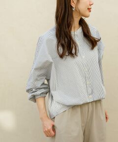 『WEB限定』フロントタックバンドカラーシャツ