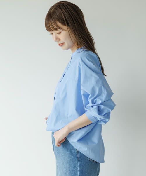 フロントタックバンドカラーシャツ URBAN RESEARCH Sonny Label ブラウス シャツ 「WEB限定