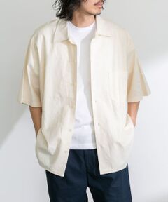 ARMY TWILL　Cotton Linen Slab Shirts