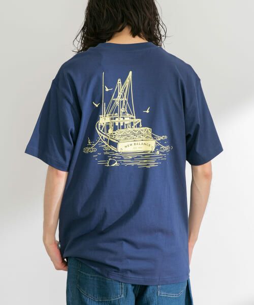 ＊＊Sonny Label / サニーレーベル Tシャツ | NEW BALANCE　Lobster Boat ショートスリーブTシャツ（NBネイビー）