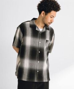 オンブレチェックショートスリーブシャツ