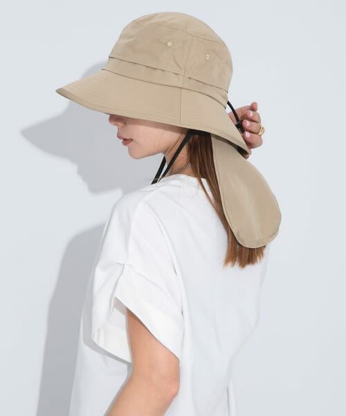 ＊＊Sonny Label / サニーレーベル ハット | UVカットサンシェードバケットハット（ベージュ2）