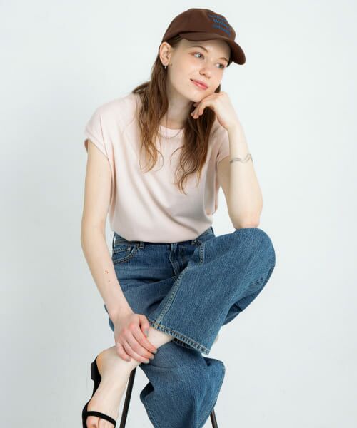 ＊＊Sonny Label / サニーレーベル Tシャツ | 『UR TECH ひやサラクール』フレンチスリーブTシャツ（ピンク）