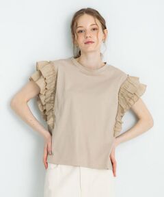 フリルフレンチスリーブプルオーバー