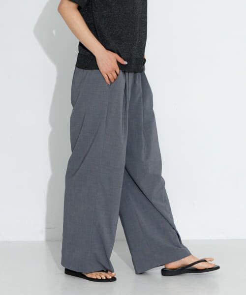 新品タグ付き✨ イージーワイドパンツ ネイビー セール】イージーワイドパンツ（その他パンツ）｜evernavy